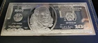 $100 Bill Design 4 Troy Ounce .999 Fine Silver Bar