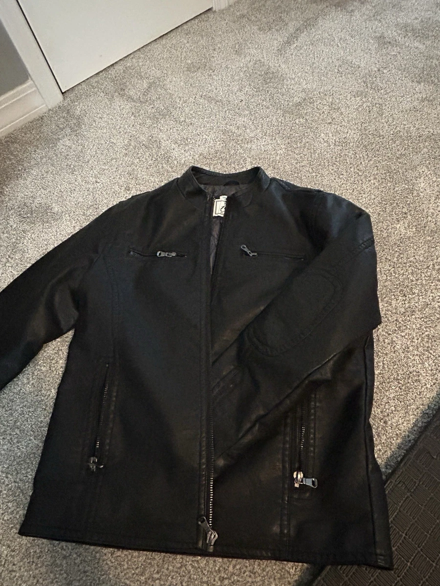 Jos. A. Bank Leather Outer Shell Black Coats, Jackets & Vests for