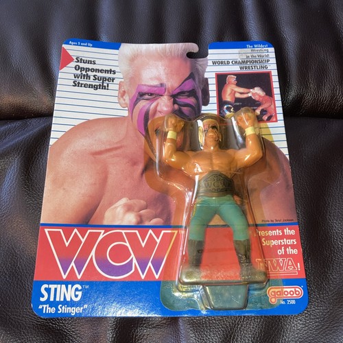 Sting Galoob WCW Wrestling Figure Sealed 1990 Vint...