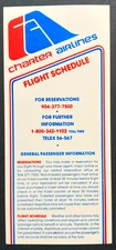 Charter Airlines Timetable Effective December 15, 1977