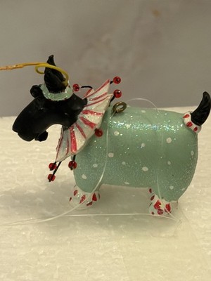 Dept 56 Patience Brewster Krinkles Ornament Scottish Terrier Dog 2005 Xmas