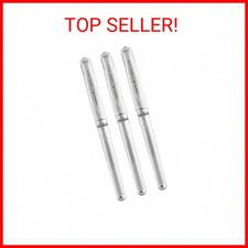 Uni-ball UM 153 Signo Broad Point Gel Pen - White - Pack of 3