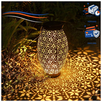 Solarlaterne Metall HäNgend IP65 Wasserdicht LED FüR Balkon Garten Patio