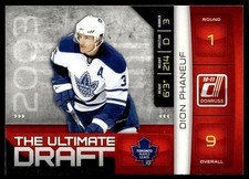 2010-11 Donruss The Ultimate Draft Dion Phaneuf Toronto Maple Leafs #8