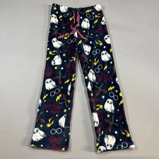 Harry Potter Hogwarts Lounge Pants Women M Multicolor All Over Graphic Sleepwear