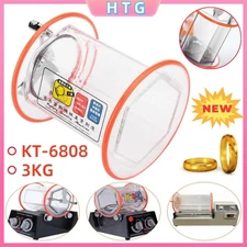 3kg Rotary Tumbler Surface Polisher Jewelry Polishing Barrel Transparent Tumbler