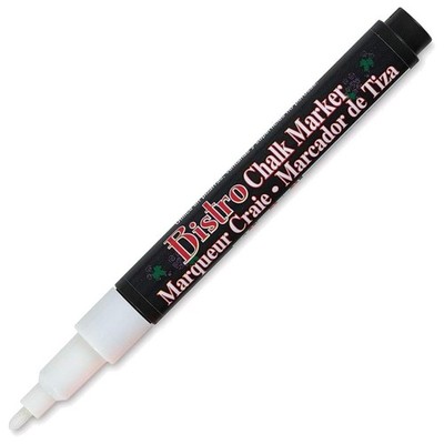 Uchida 480-C-0 Broad Point Tip Bistro Window Chalk Marker, White, 1 Count Pac...