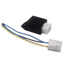 Voltage Regulator Rectifier with 4 Wires 4 Pin 12V AC Aftermarket Replacement