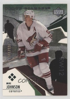 2003-04 Upper Deck Black Diamond Color Green 65/100 Mike Johnson #169 0nr3