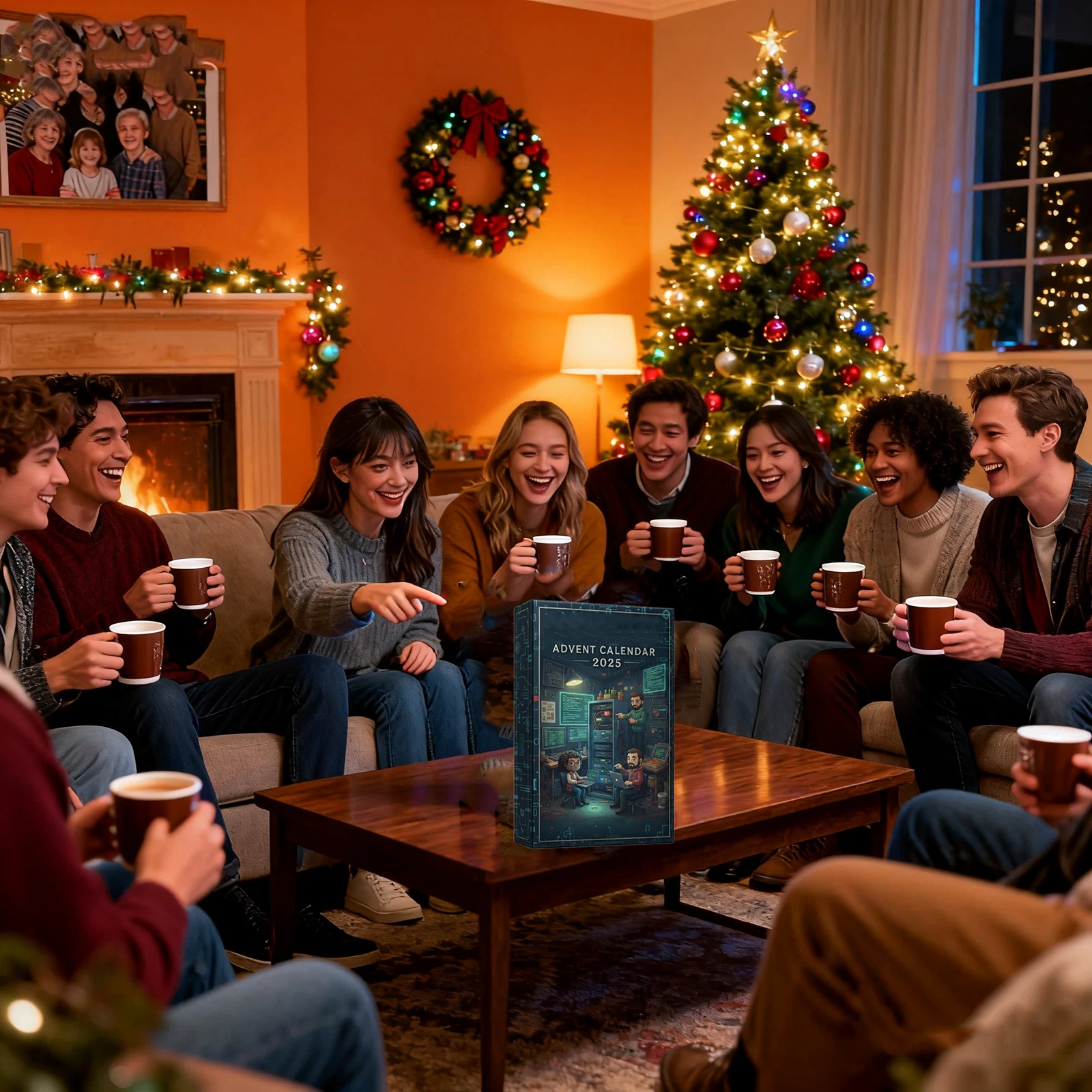 Christmas Countdown IT Technology Advent Calendar 24 Days 2D Blind Box Kid Gifts