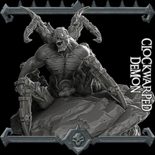 Clockwarped Demon - Rocket Pig Games Wargaming DnD D&D