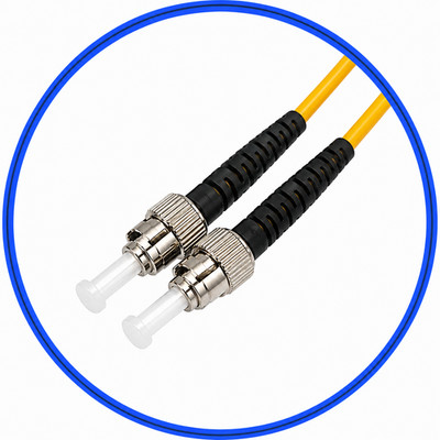 ST/UPC to ST/UPC Duplex Fiber Patch Cable - 2M (6ft) - OM2 Single Mode