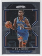 #179 2021-22 Panini Prizm BASE ) Theo Maledon Oklahoma City Thunder