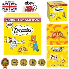 Dreamies Cat Treats Variety Pack - 12 bezglutenowych torebek na przekąski dla szczęśliwych kotów