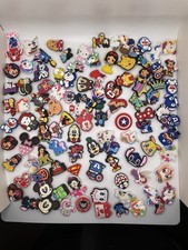 Large Lot Of Over 100 Croc Charms Some New Some Used Disney And Others