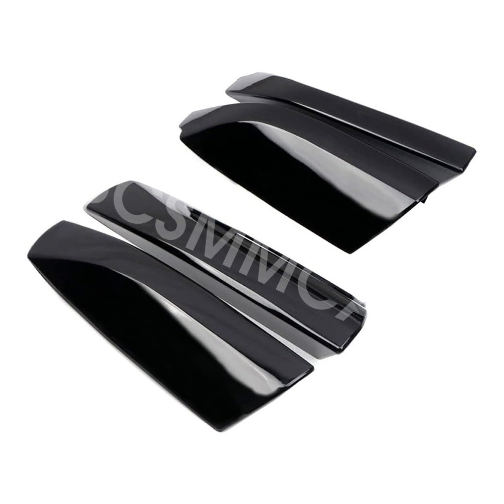 Fit For Toyata Highlander 2008-2013 Roof Luggage Rack Rail End Cover Shell Black