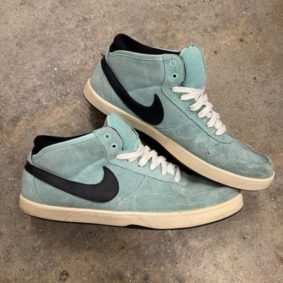 Nike MAVRK MID 3 Mens Size 11 Tropical Twist Suede Teal Sneakers