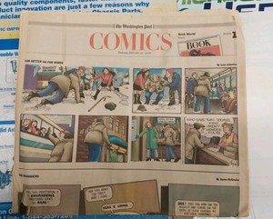 HUGE LOT OF 18 Inch High Over 50 Pounds Newspaper Comic Strips 90's 00' Some 80'