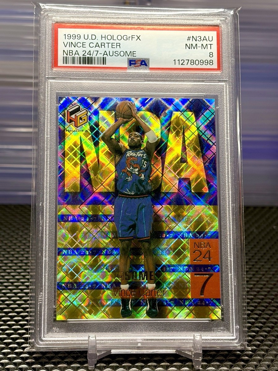 1999-00 Upper Deck HoloGrFX - Nba 24-7 Vince Carter #N3AU Ausome