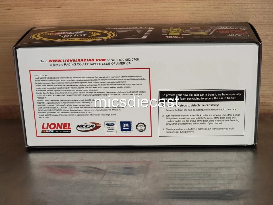 Raro 2013 Matt Kenseth #20 dólar General Vegas ganar diecast 1:24 JGR 912 NUEVO EN CAJA Foto 4 de 4
