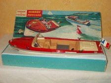 CANOT DE COURSE MECCANO ALCYON 900 BATEAU BELLE ETAT BOITE ORIGINE VERS 1960