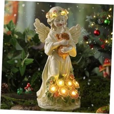 Solar Garden Light Angel of Friendship Dog Memorial Gifts for Loss of Pet