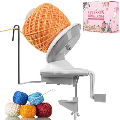SPEENSUN Yarn Winder, Winder for standard, White-Gray (Capacity 3.5oz) 