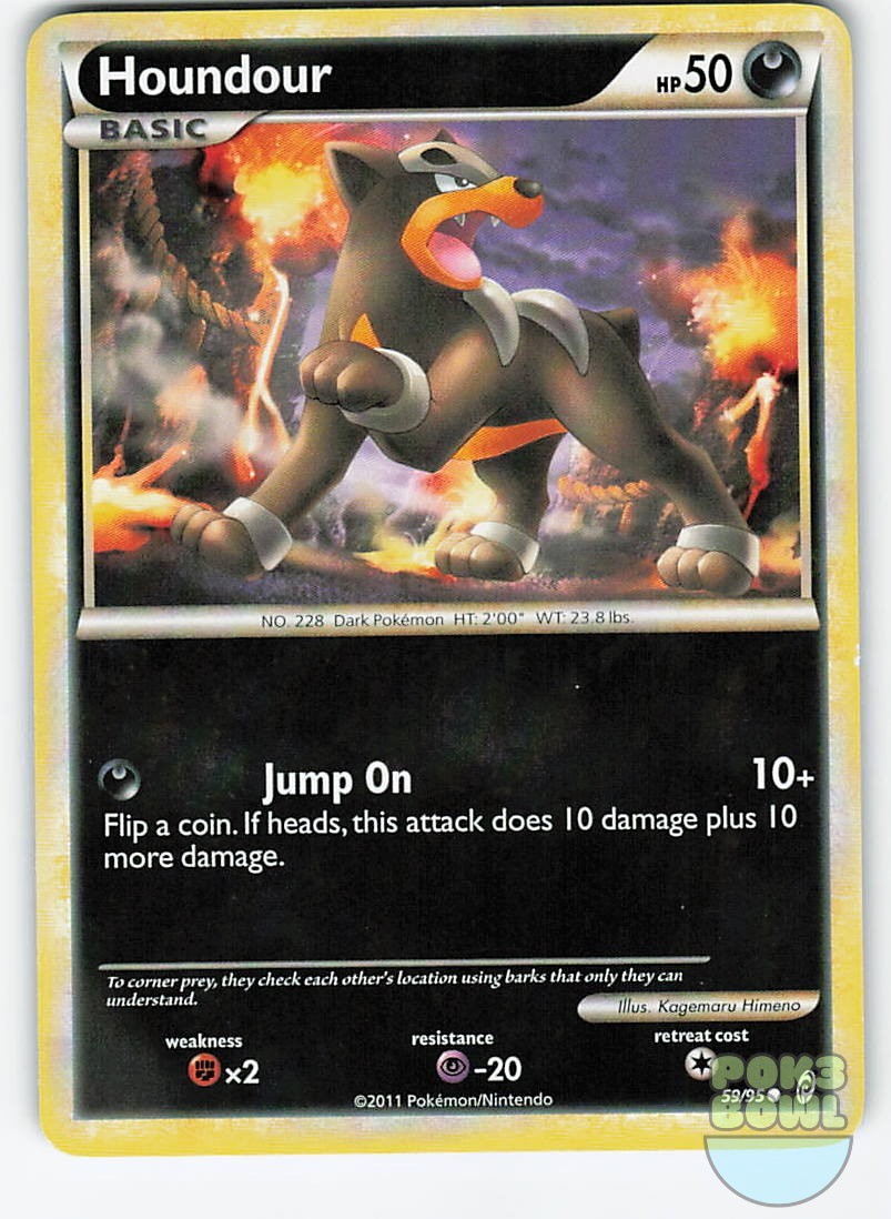 Houndour 59/95 Pokemon Diamond & Pearl: Call of Legends NM