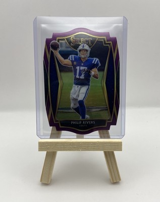 2020 Panini Select - Philip Rivers Purple Prizm Die-Cut Premier Level Card #129