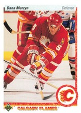 Dana Murzyn 1990-91 Upper Deck #348 Calgary Flames Hockey