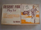 Marx 4178 MO Desert Fox Play Set / Original Box ( Box Only )