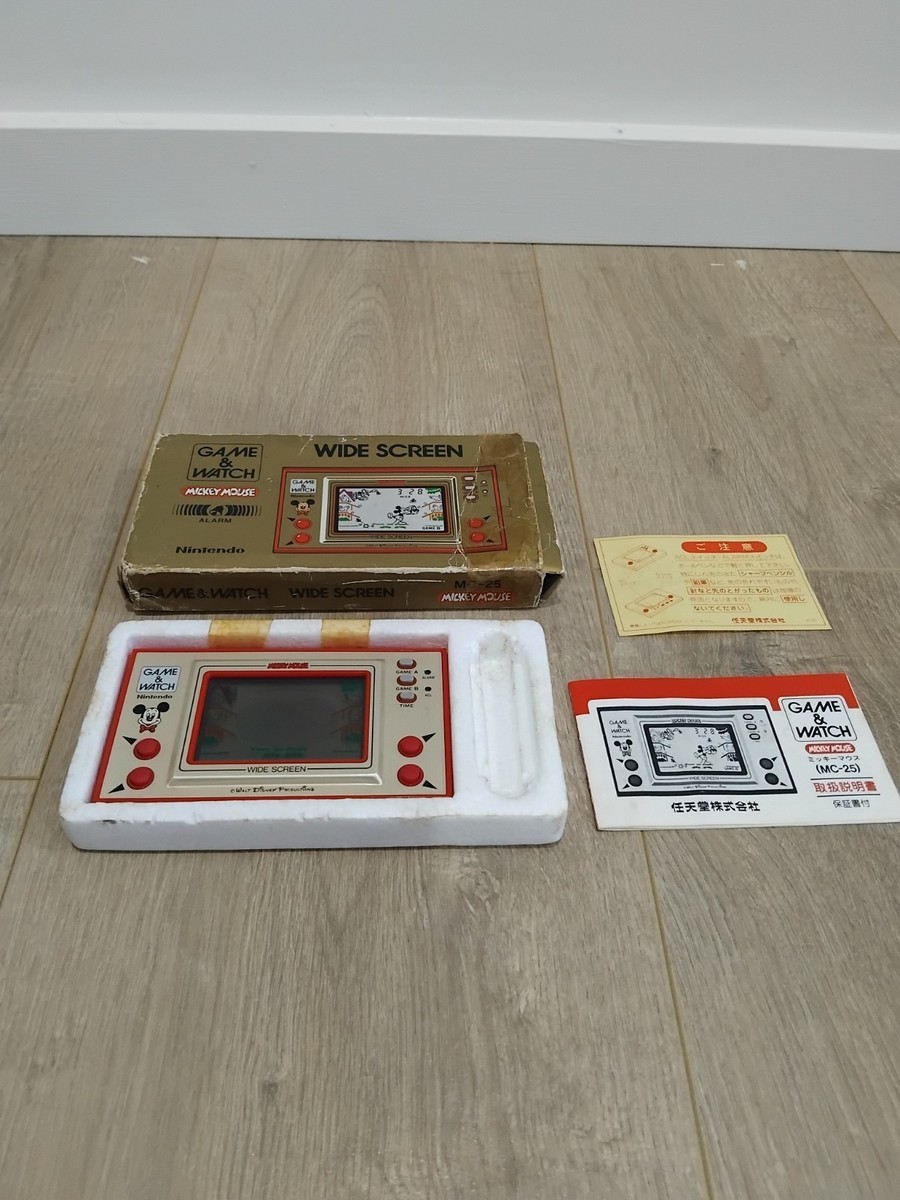 Vintage Nintendo Game And Watch Mickey Mouse Handheld Game | eBay