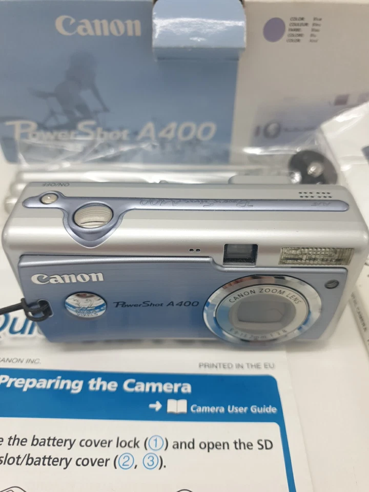 Canon PowerShot A400 Digital Camera Silver 3.2MP Zoom lens - Image 2 of 4