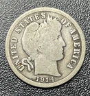 1914 Barber Dime - Good Condition