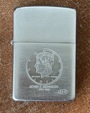 Briquet JFK ZIPPO vintage JOHN F. KENNEDY - US PRÉSIDENT - Bel État