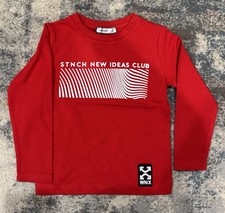 Boys Red Color Cotton Long Sleeves T short Size 2, 3, 4, 5 Years
