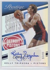2014 Panini Prestige Bonus Shots Blue Premium 13/15 Kelly Tripucka #4 Auto 0f8