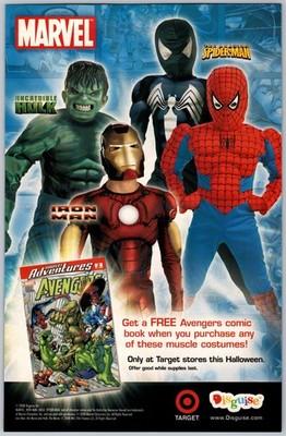 Spider-Man Hulk Muscle Costume Print Ad Poster Art PROMO Original Disguise 2008