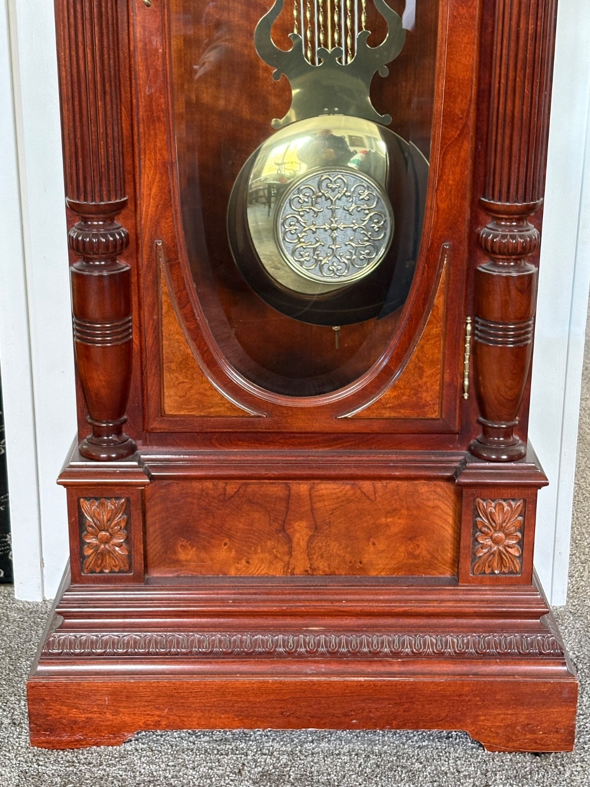 howard miller grandfather clock presidential