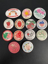 13 Wenatchee Washington State Apple Blossom Festival VTG Pins Buttons 1969-1985