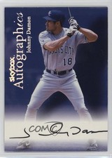 2000 Skybox Autographics Johnny Damon Auto 0ii1