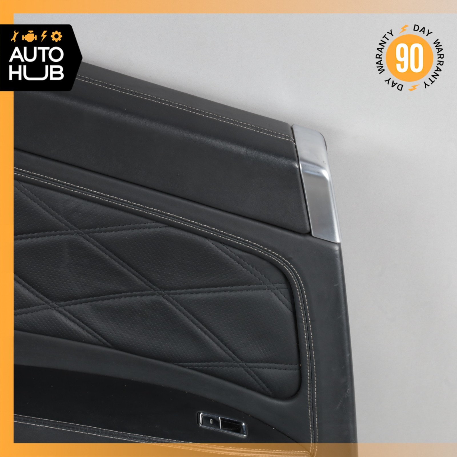 03-10 Bentley Continental GT Rear Left Driver Side Interior Door Panel Black OEM