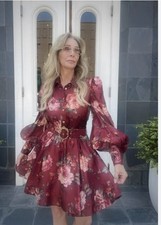 BNWT Zimmermann luminosity Shirt Dress