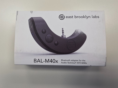 BAL-M40x Bluetooth adapter for Audio-Technica ATH-M40x Over-Ear Headphones