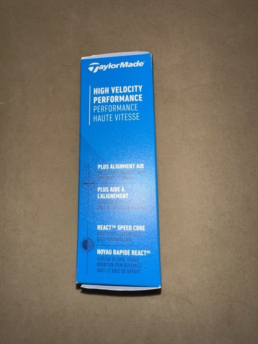 TaylorMade Distance+ Golf Balls Sleeve of 3 High Velocity Performance NEW W/Logo - Picture 2 of 7