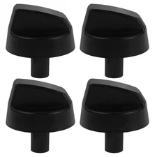 8 Pcs Gas Cooker Stove Knobs Replacement Plastic Control Knobs for Oven