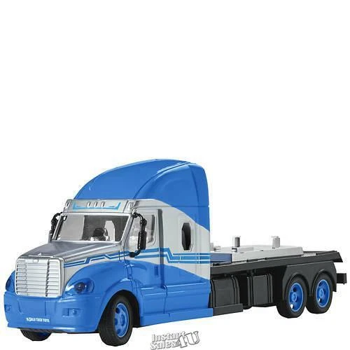 World Tech Toys-R/C Mega Hauler Truck & Helicopter Combo Pack BLUE - Image 2 of 2