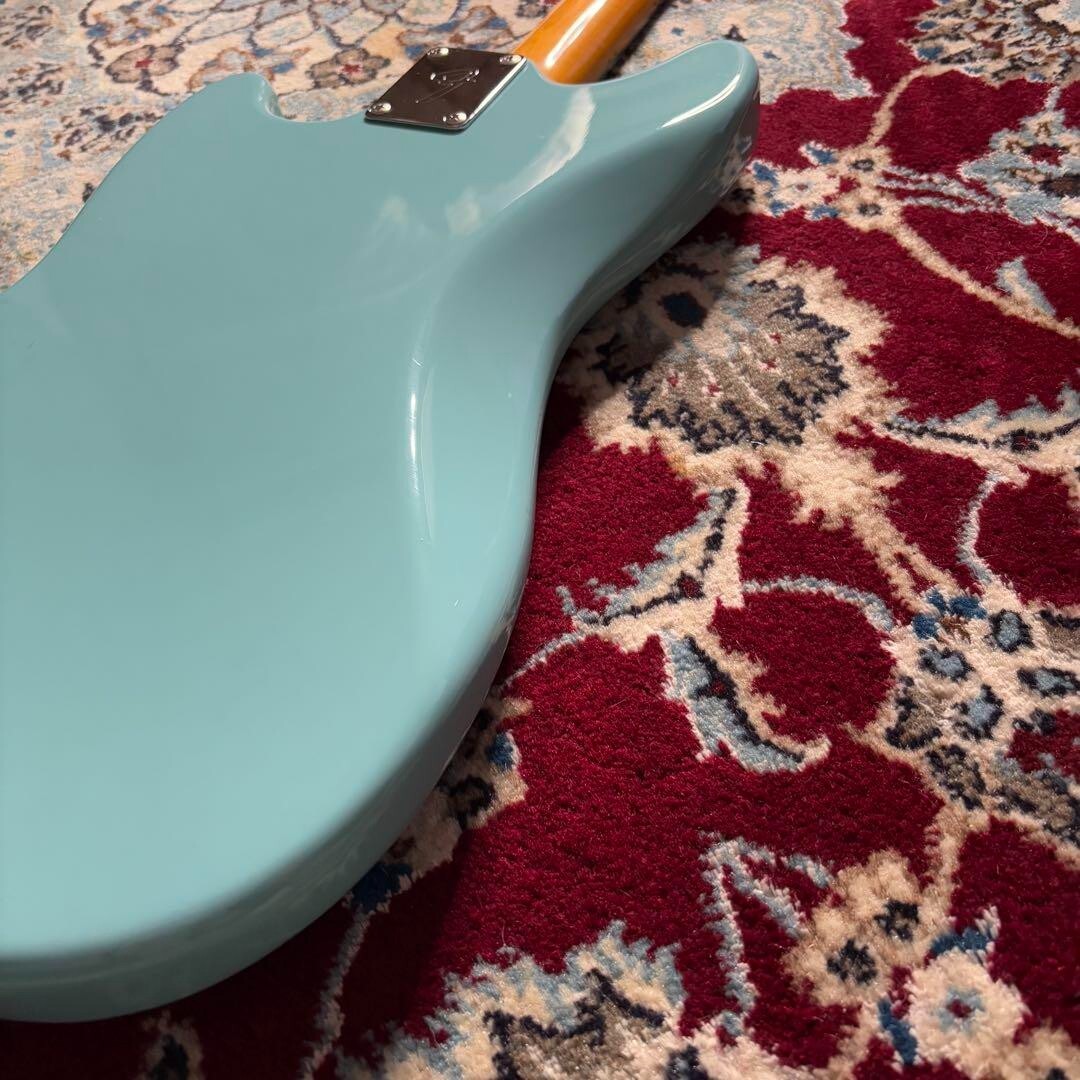 Fender Japan Mustang Blue Kurt Cobain Electric Guitar From