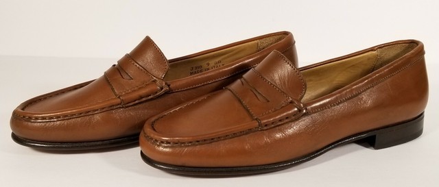 Coach J 310 Brown Leather Penny Lug Loafers Women S Size 9 Aa Made - Brown Leather Loafers Womens Coach J 310 Brown Leather Penny Lug Loafers Women S Size 9 Aa Made - Brown Leather Loafers Womens