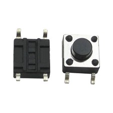 30Pcs 6x6x5mm 4 Pins SMD SMT Momentary Push Button Tact Tactile Switches